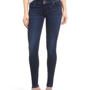 Hudson Collins Flap Dark Skinny Slim Denim Jeans